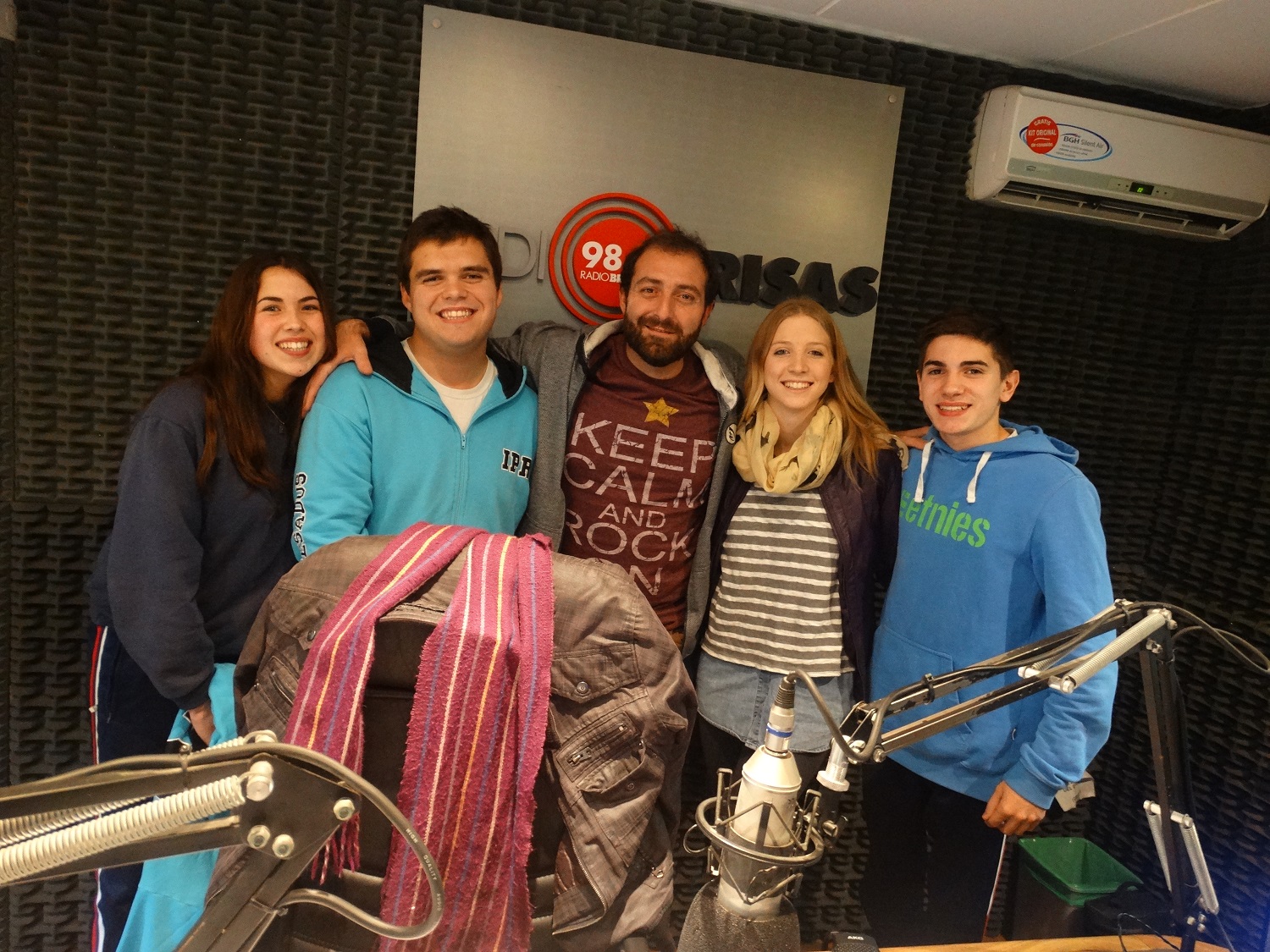 Alumnos del Instituto Peralta Ramos estuvieron en Radio Brisas