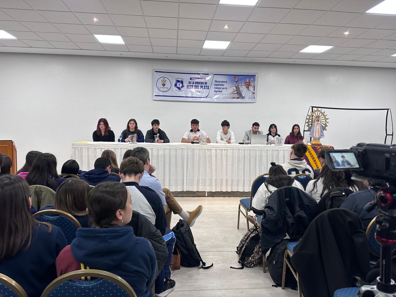 Estudiantes de escuelas católicas fueron protagonistas de la Semana Social Diocesana