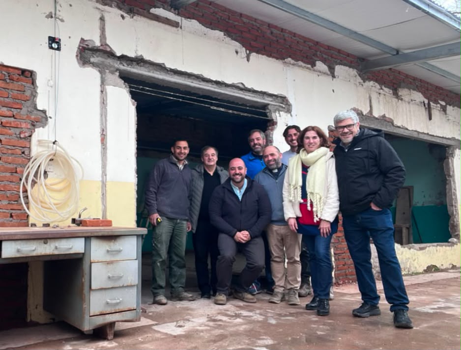 Avanza importante obra en la escuela de Juan N. Fernández